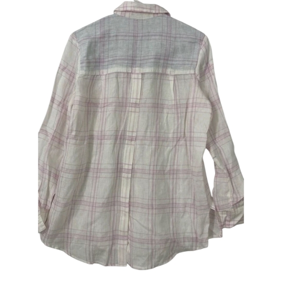 FREE PEOPLE Woman's Button Down Size LARGE - Picture 2 of 6